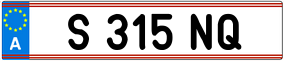 Truck License Plate